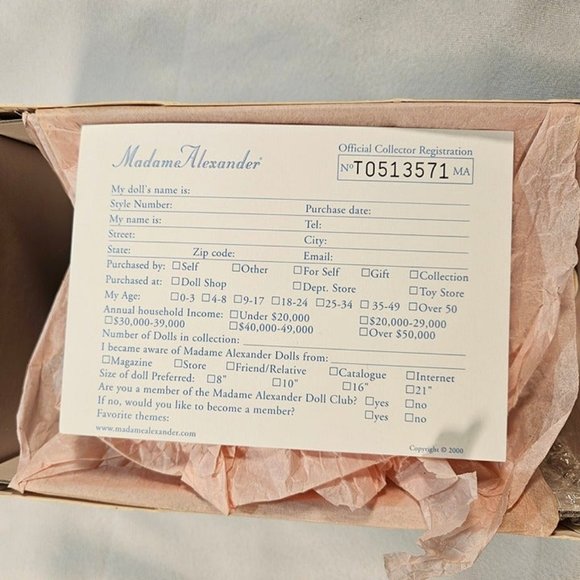 Blue Ballet Recital Vintage Madame Alexander Doll - NIB w/Tag - Picture 7 of 9